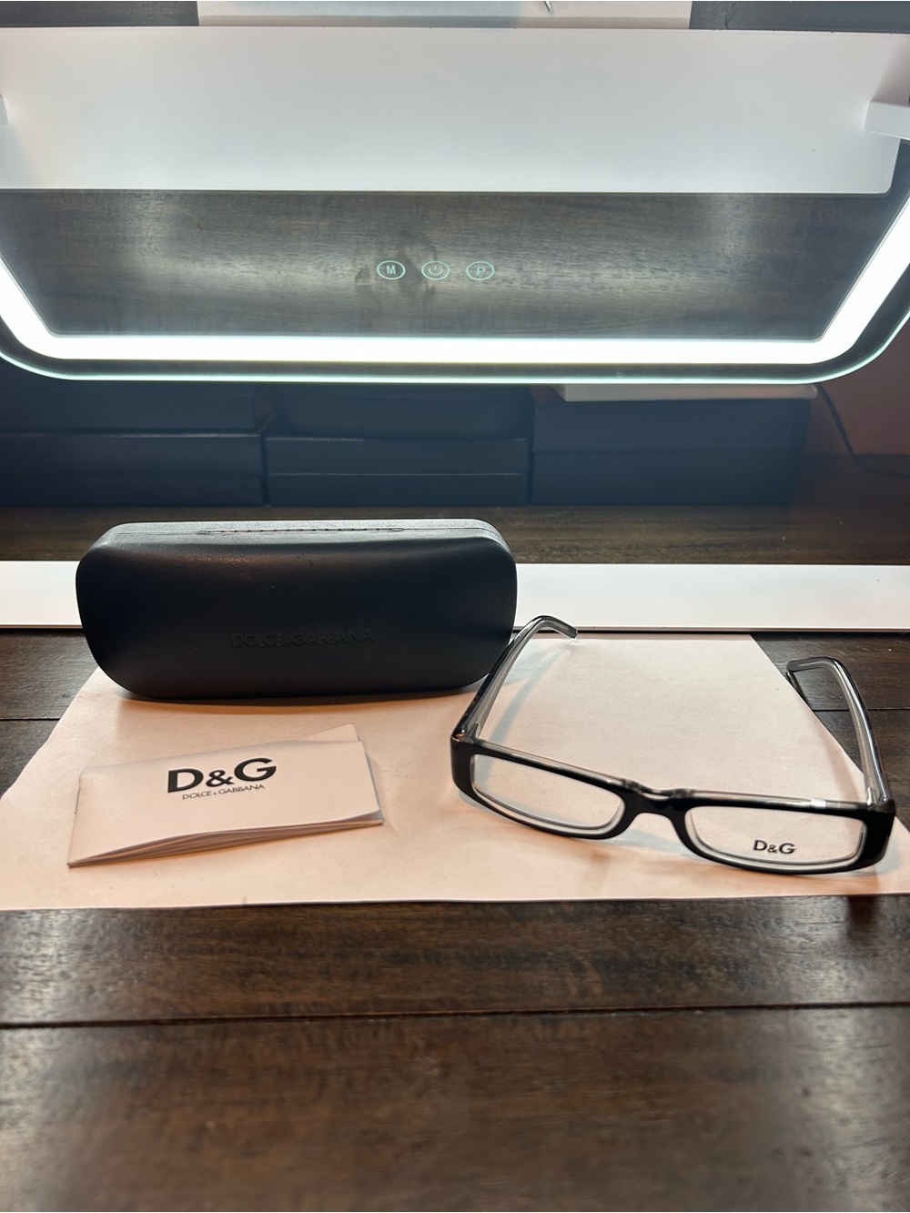 Brand New D&G Black women’s  Rectangular Glasses 1128-B 675